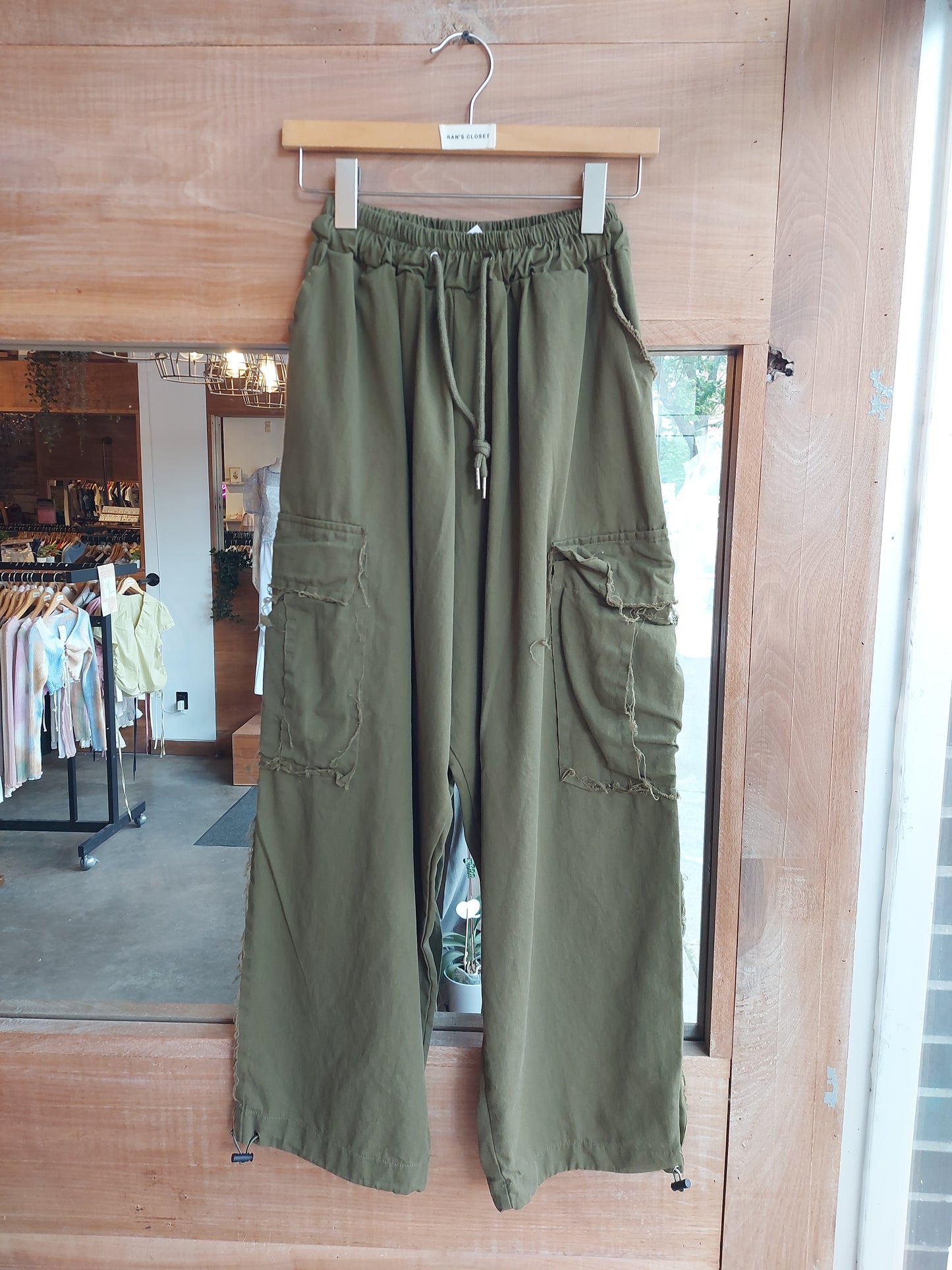 Raw edge men's shirt jacket and pants set