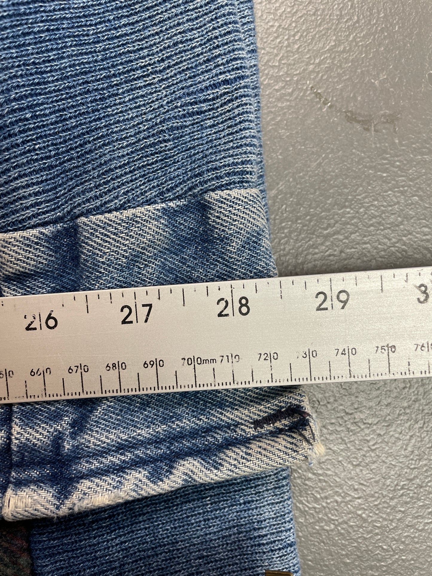 Vintage Carhartt Blanket Lined Hooded Denim Jacket