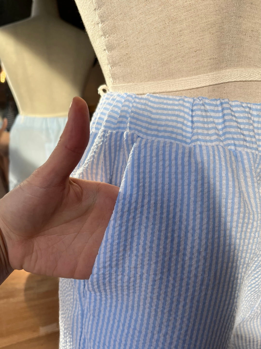 3 Piece Striped Summer Set