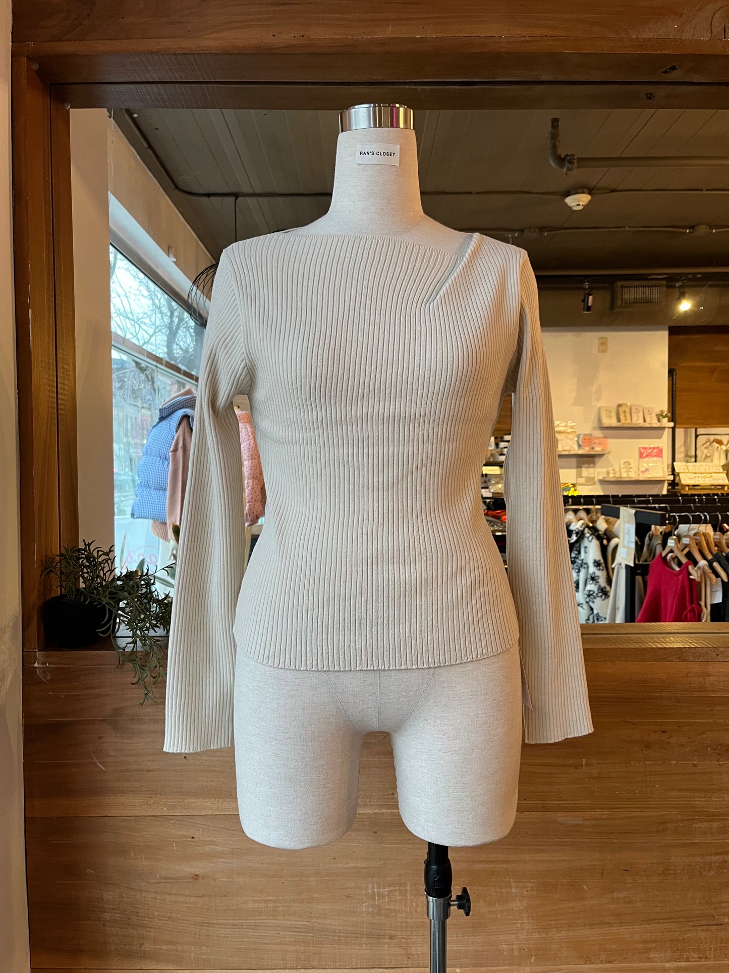 Ribbed Knit Long Sleeve