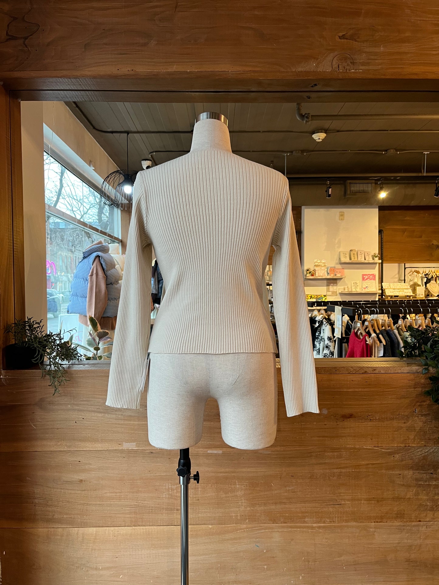 Ribbed Knit Long Sleeve