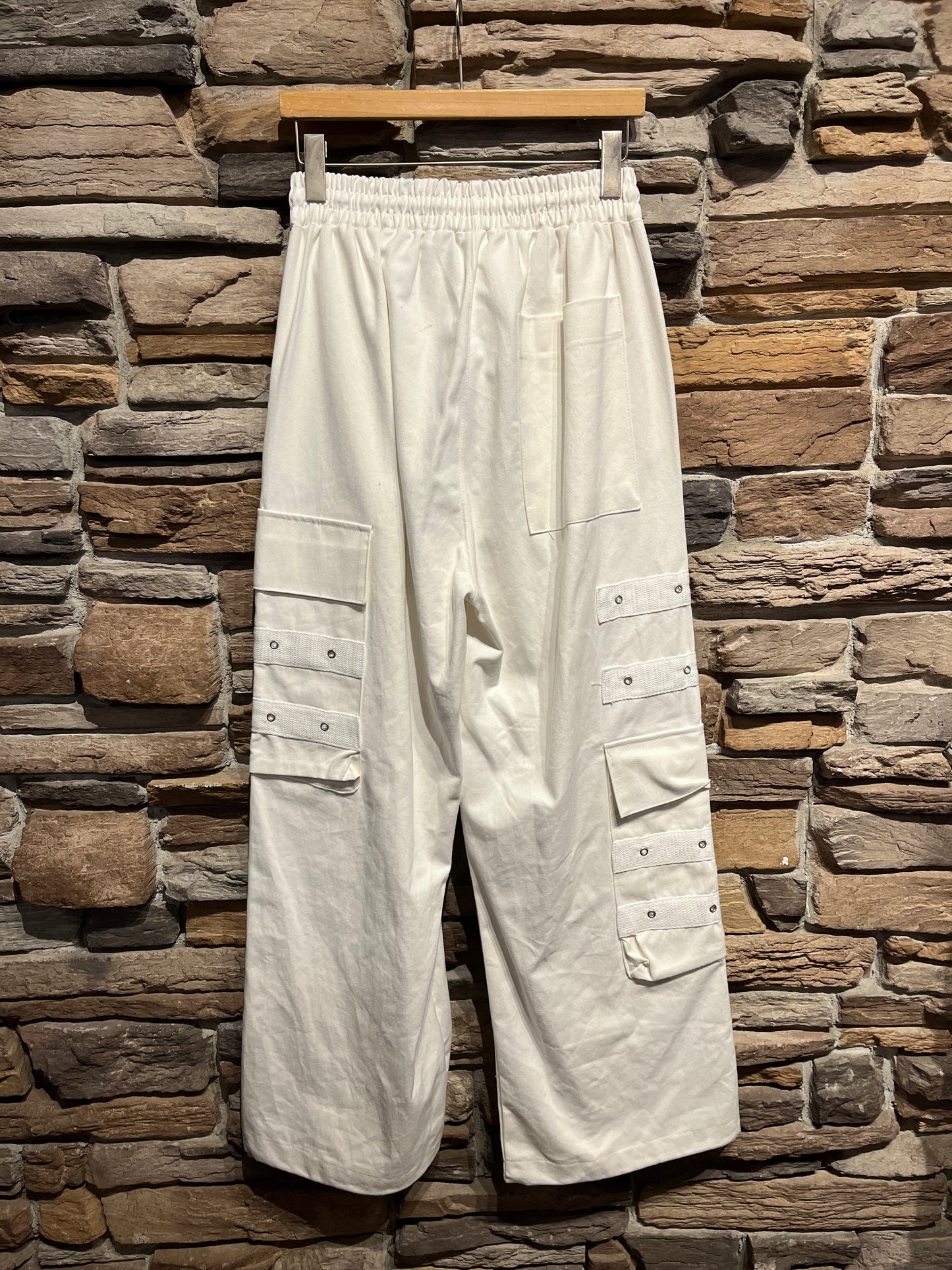 Silver Hardware Cargo Pants
