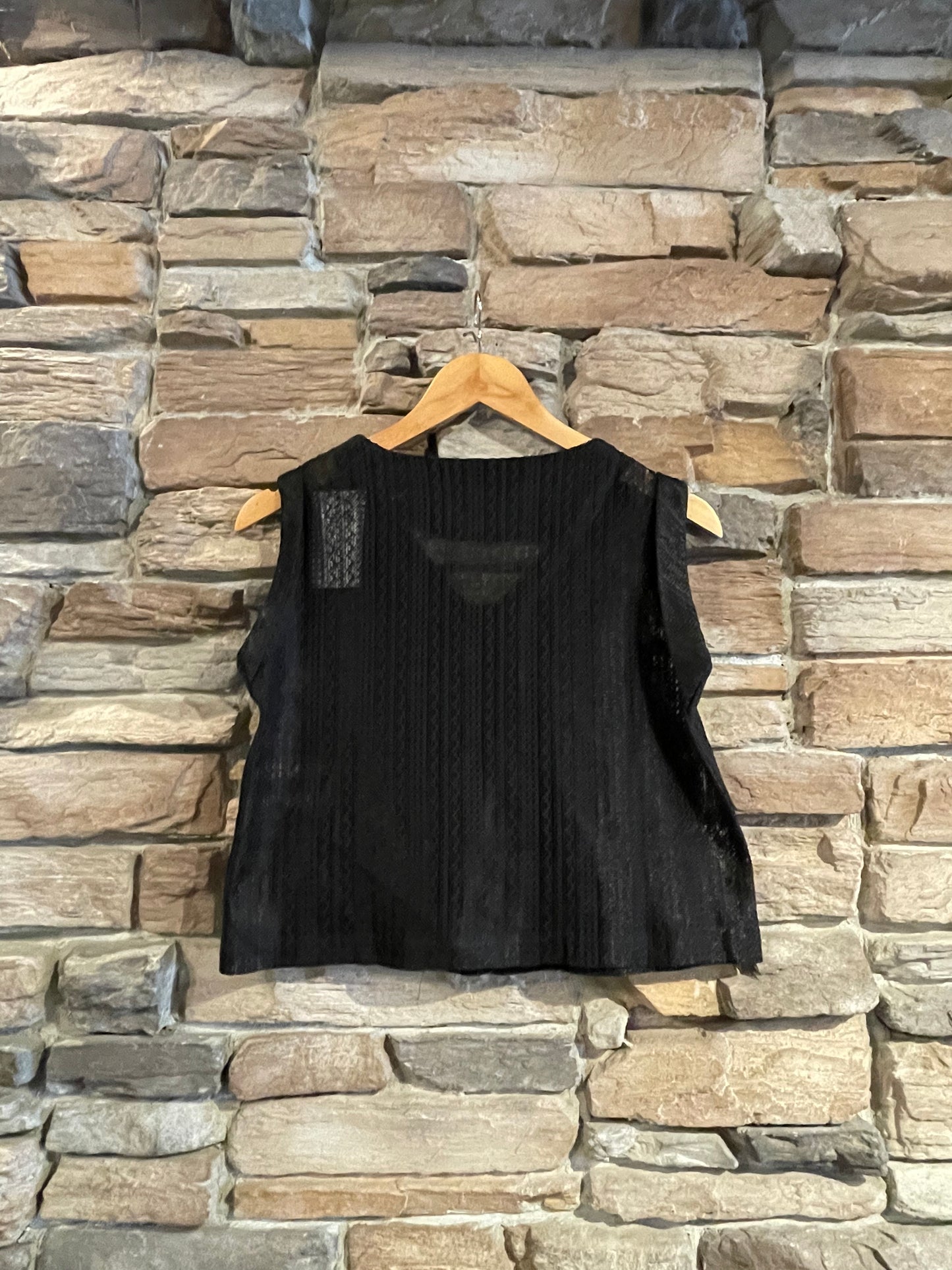 Mesh Patterned Button Up Top and Short Set