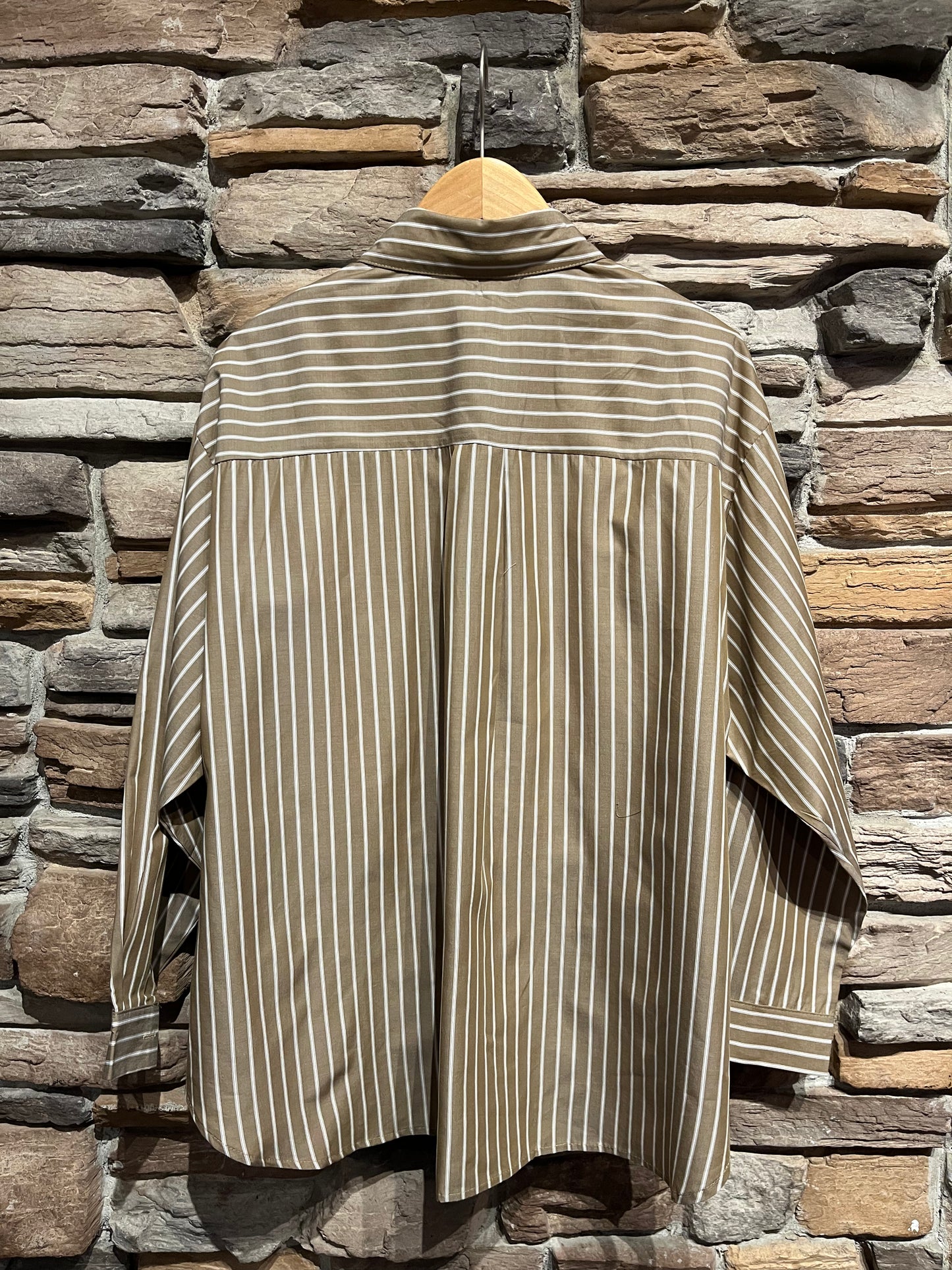 Striped Button Up and Tank Top Set