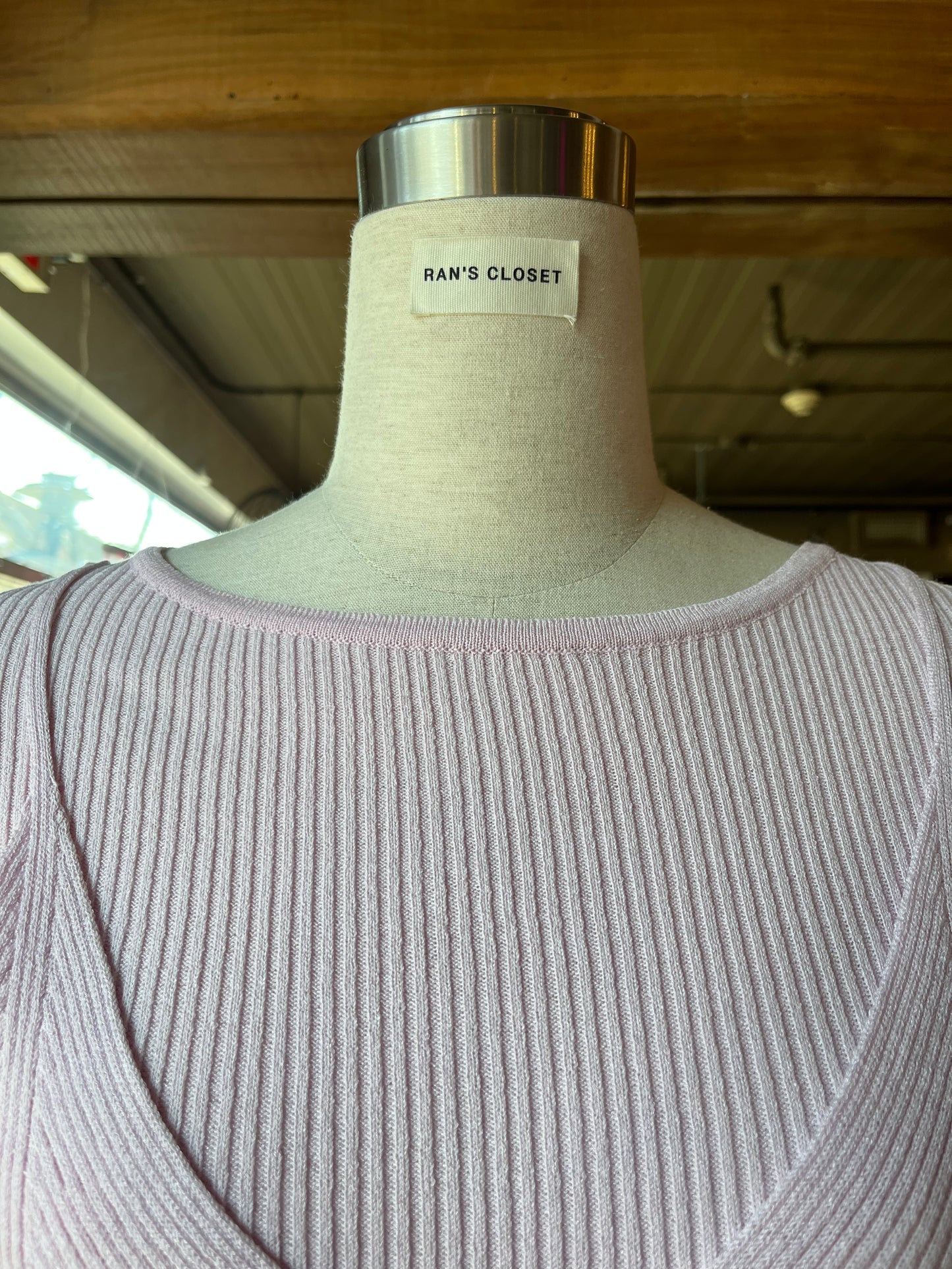 Double Layer Ribbed Top