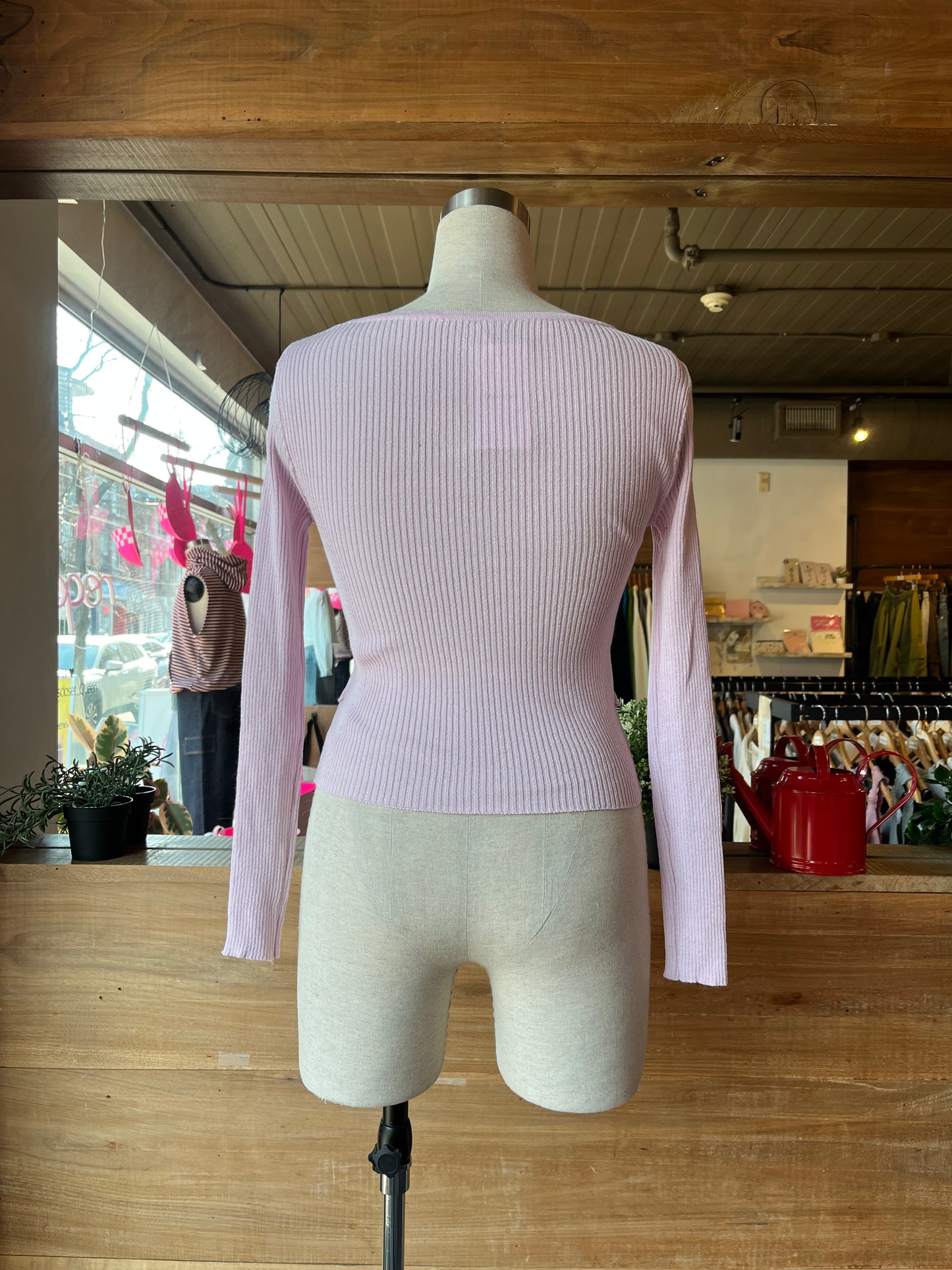 Double Layer Ribbed Top