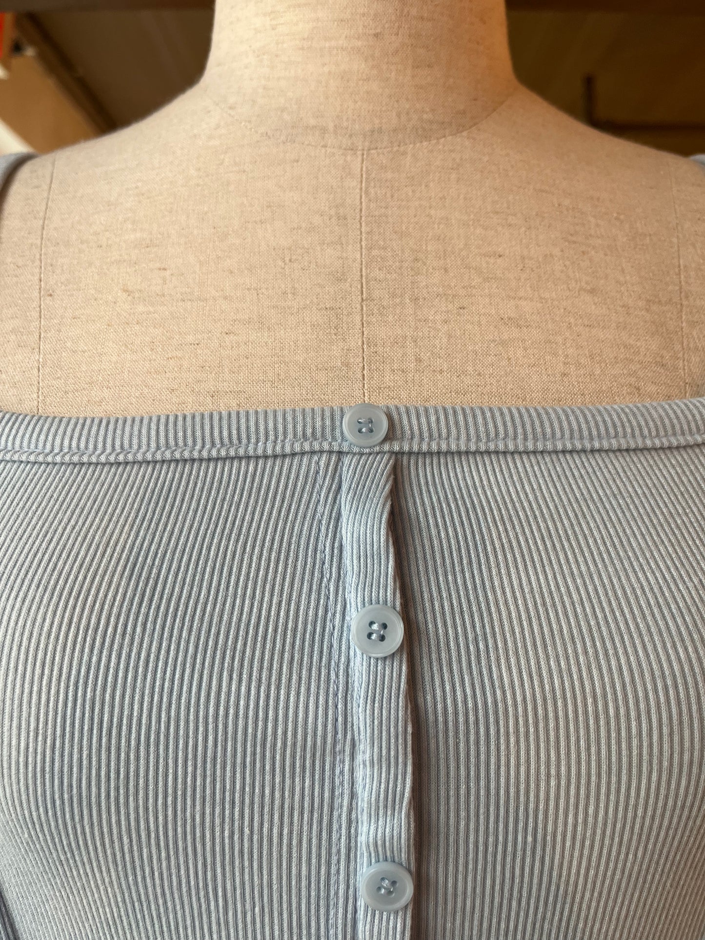 Square Neck Long Sleeve T-Shirt
