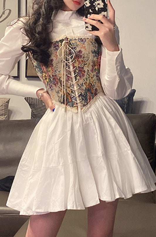 Vanessa jacquard corset
