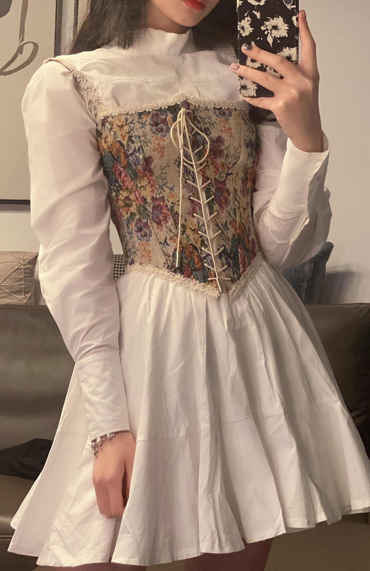 Vanessa jacquard corset