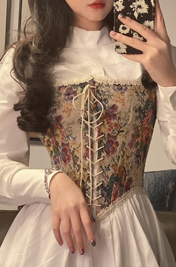 Vanessa jacquard corset