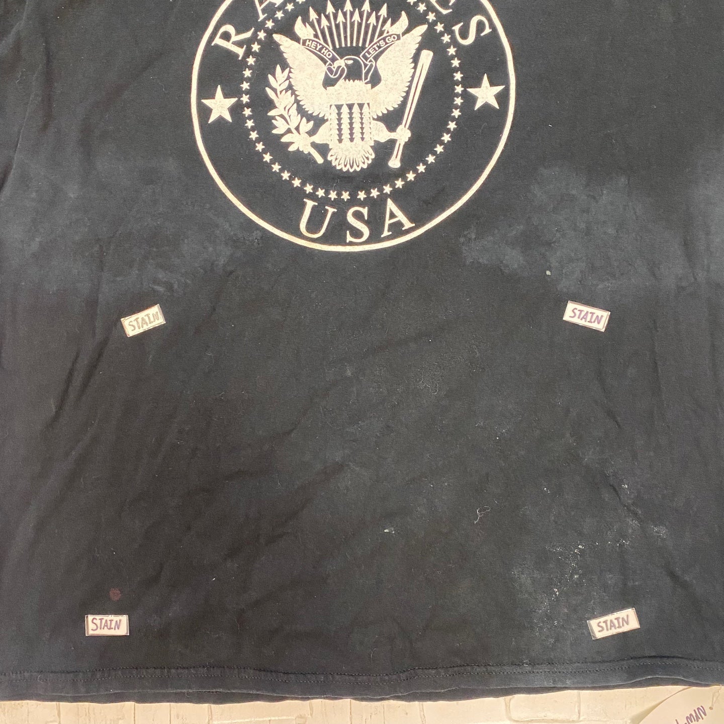 Vintage Ramones USA Black Band T-shirt