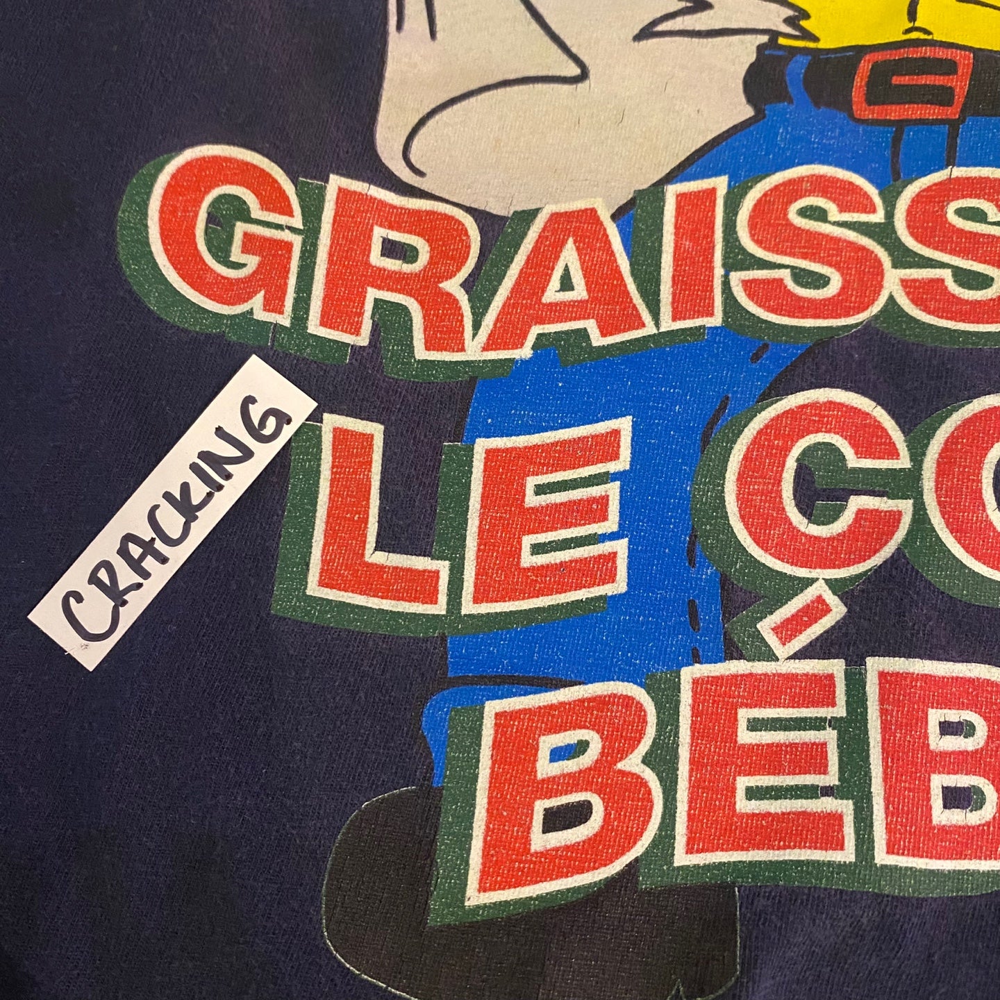 Vintage Simpson's "Graisse-Moi Le Corps Bebe" Graphic T-shirt