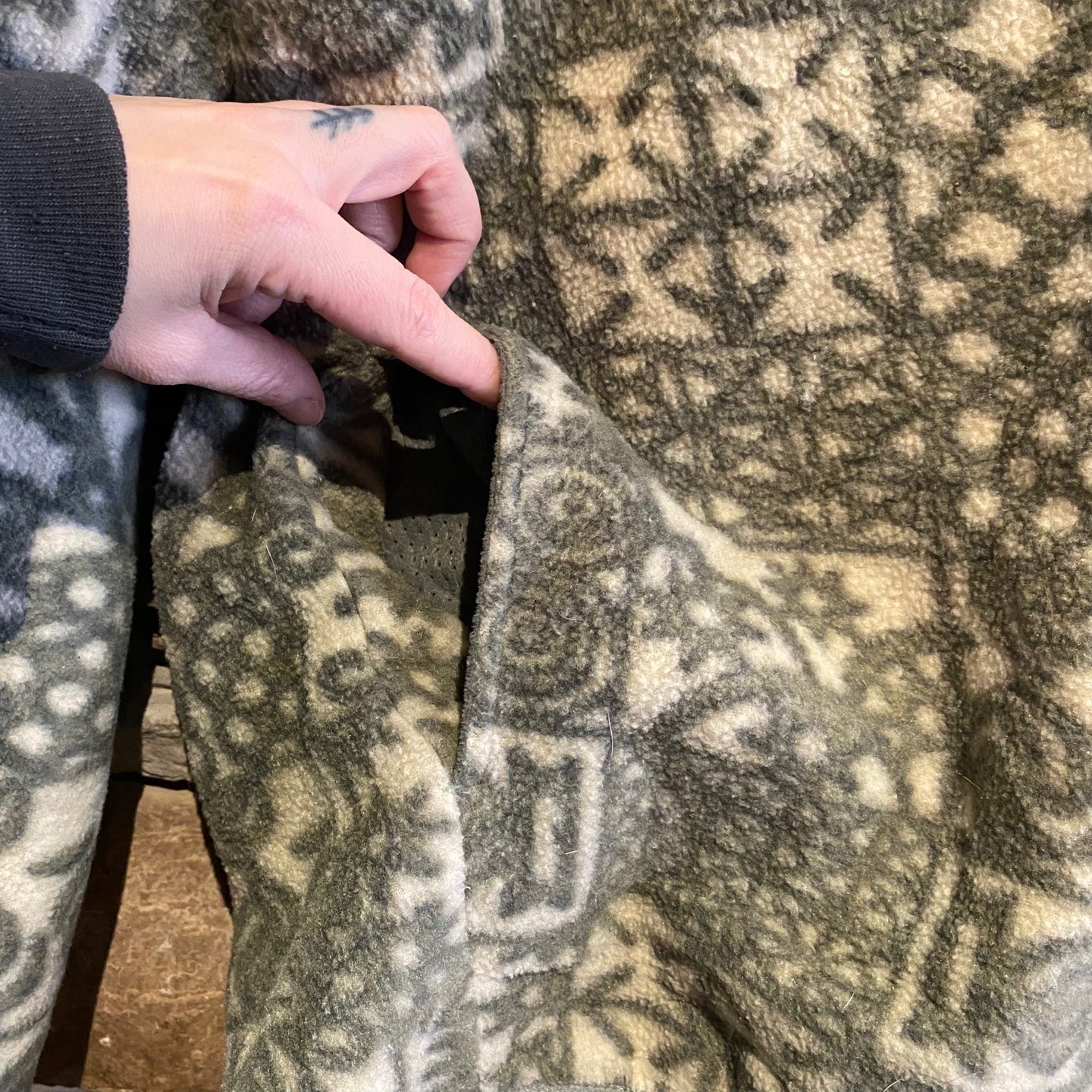 Vintage Patagonia Synchilla Geometric Patterned Fleece Sweater