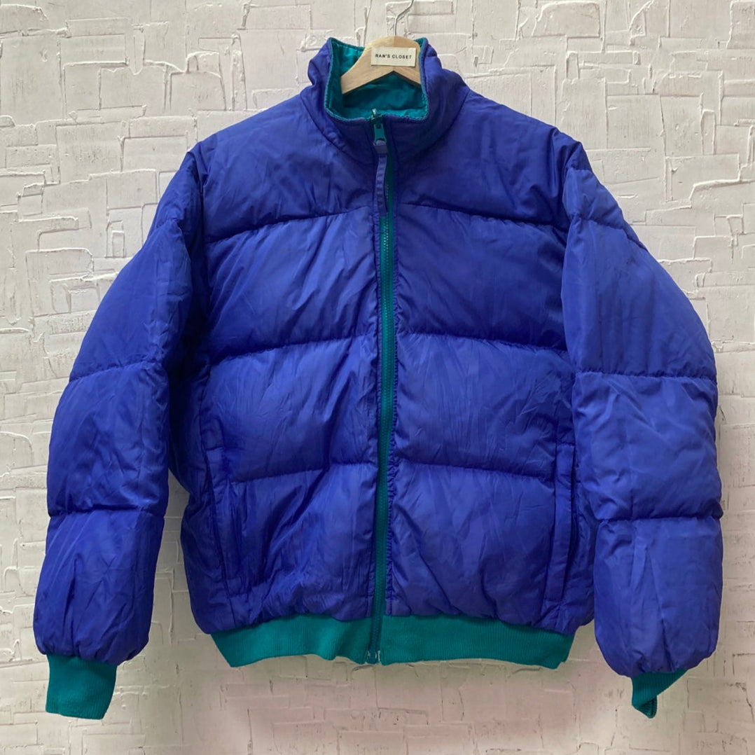 Vintage Columbia Reversible 2 Colour Duck Down Jacket
