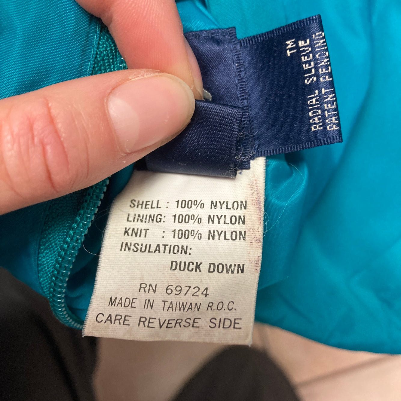 Vintage Columbia Reversible 2 Colour Duck Down Jacket