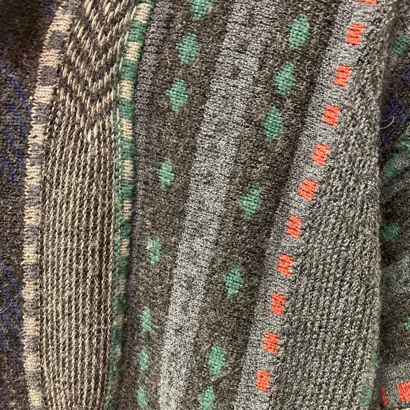 Vintage London Fog 3-D Knit Coogi Style Sweater