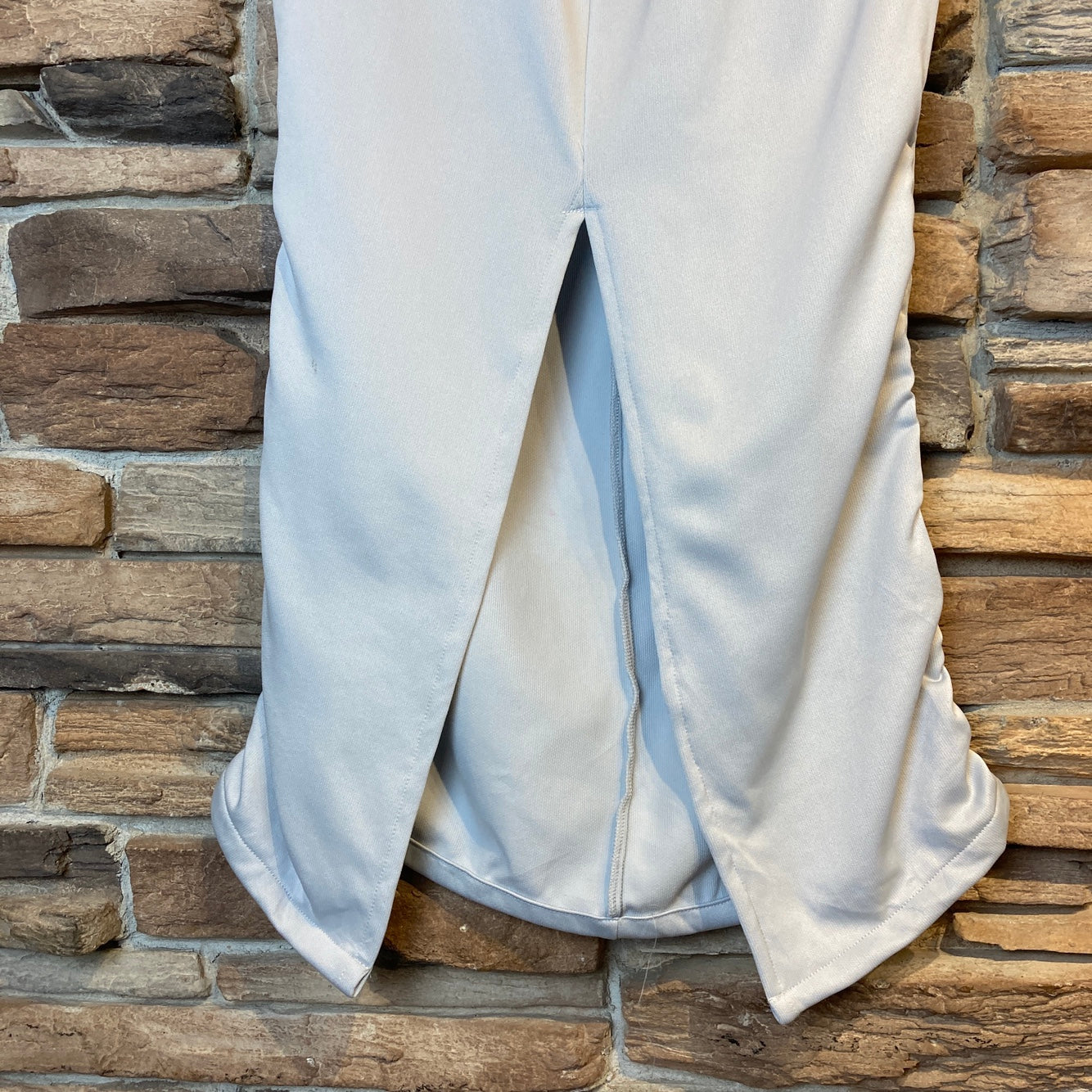 Reworked Fila Grey Track Skirt