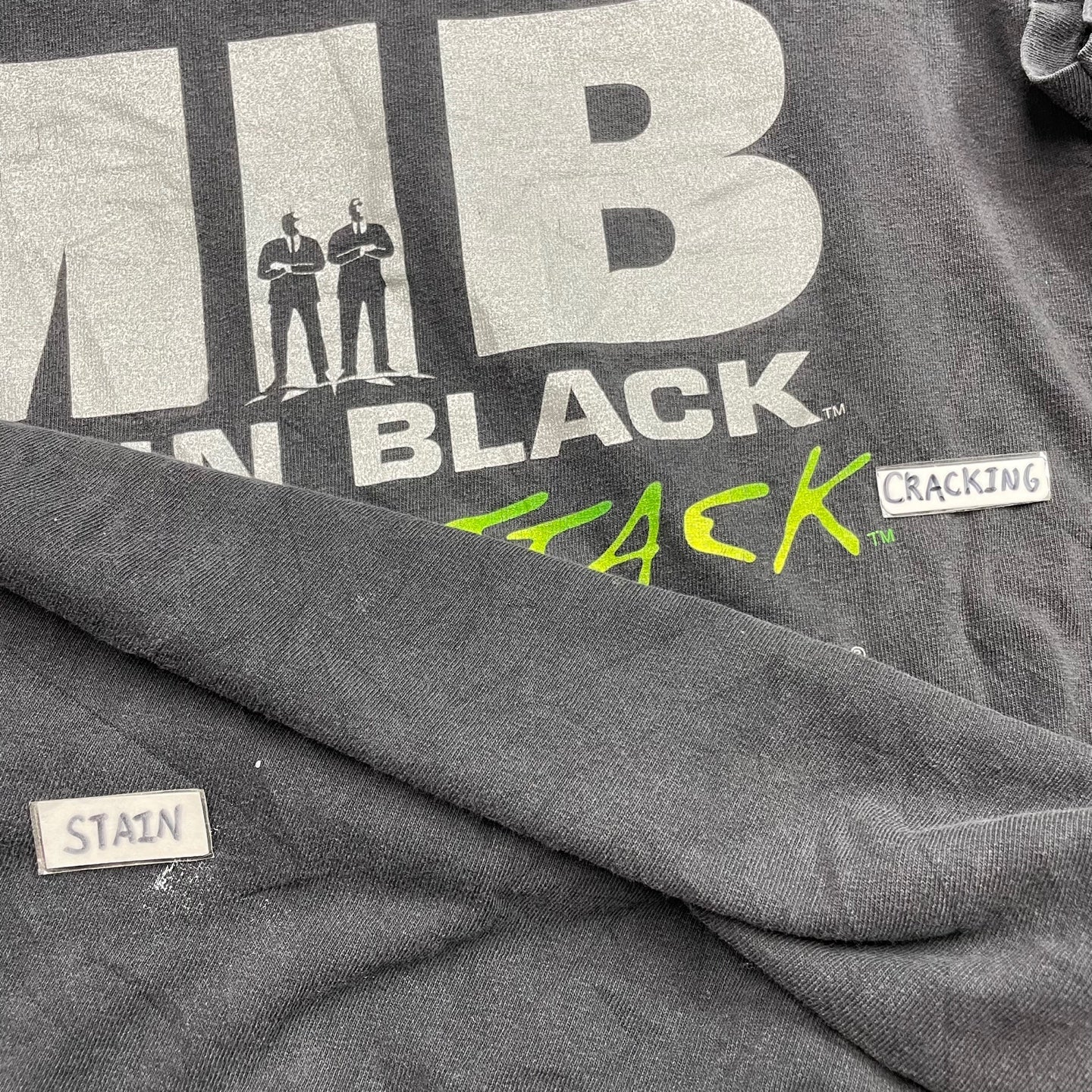 Vintage Men In Black Alien Attack Universal Studios Florida T-Shirt