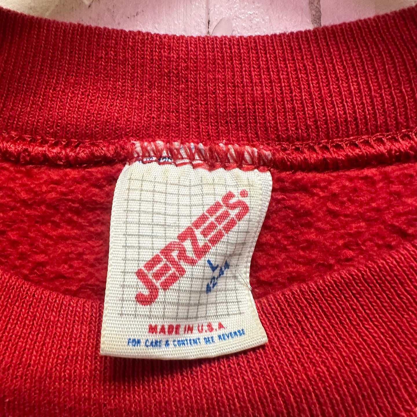 Vintage 1990 Georgia Bulldogs Red Graphic Sweatshirt