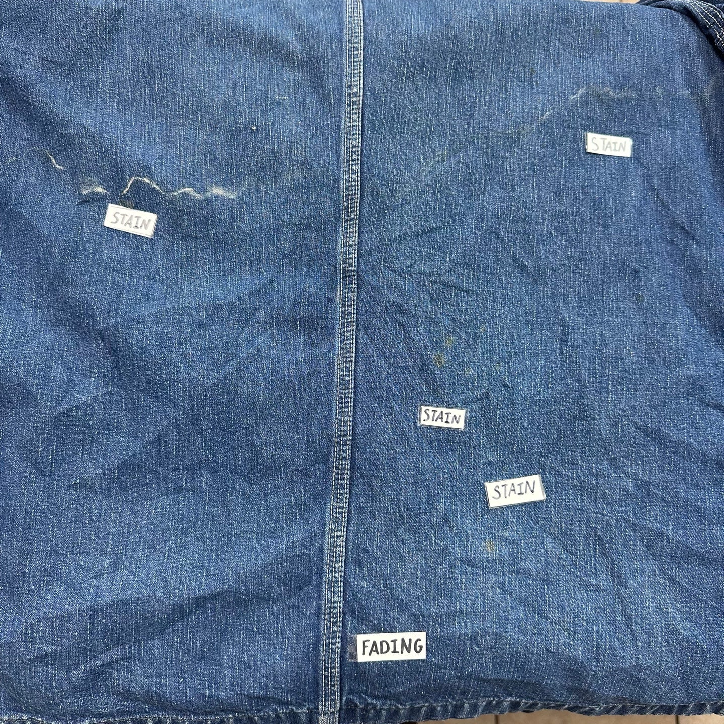 Vintage 60's-70's Lee Denim Jelt Denim Sanforized Chore Coat