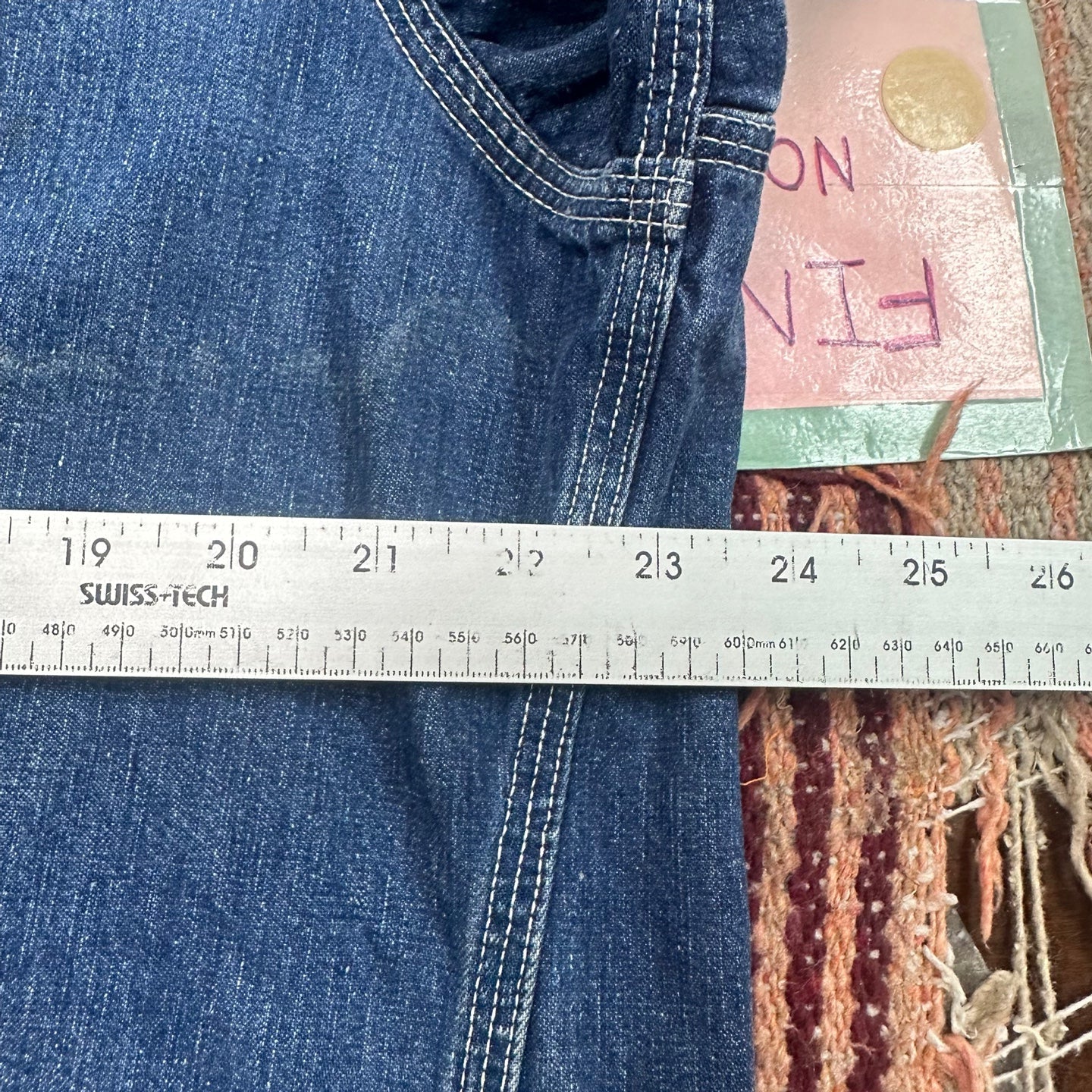 Vintage 60's-70's Lee Denim Jelt Denim Sanforized Chore Coat