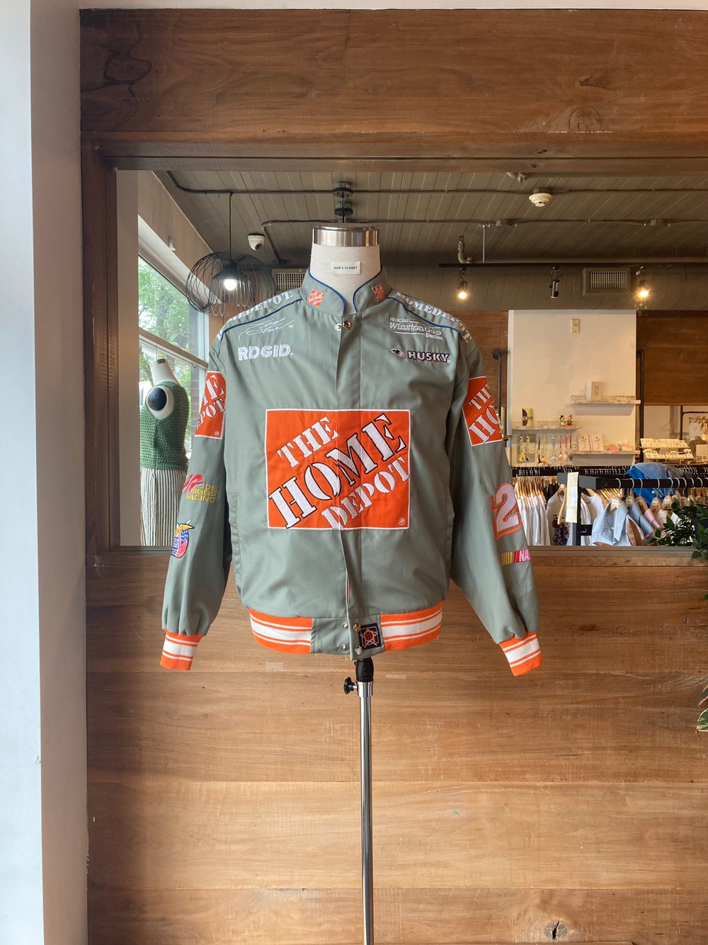 Light Green/Grey Home Depot Racing Jacket – Ran's closet