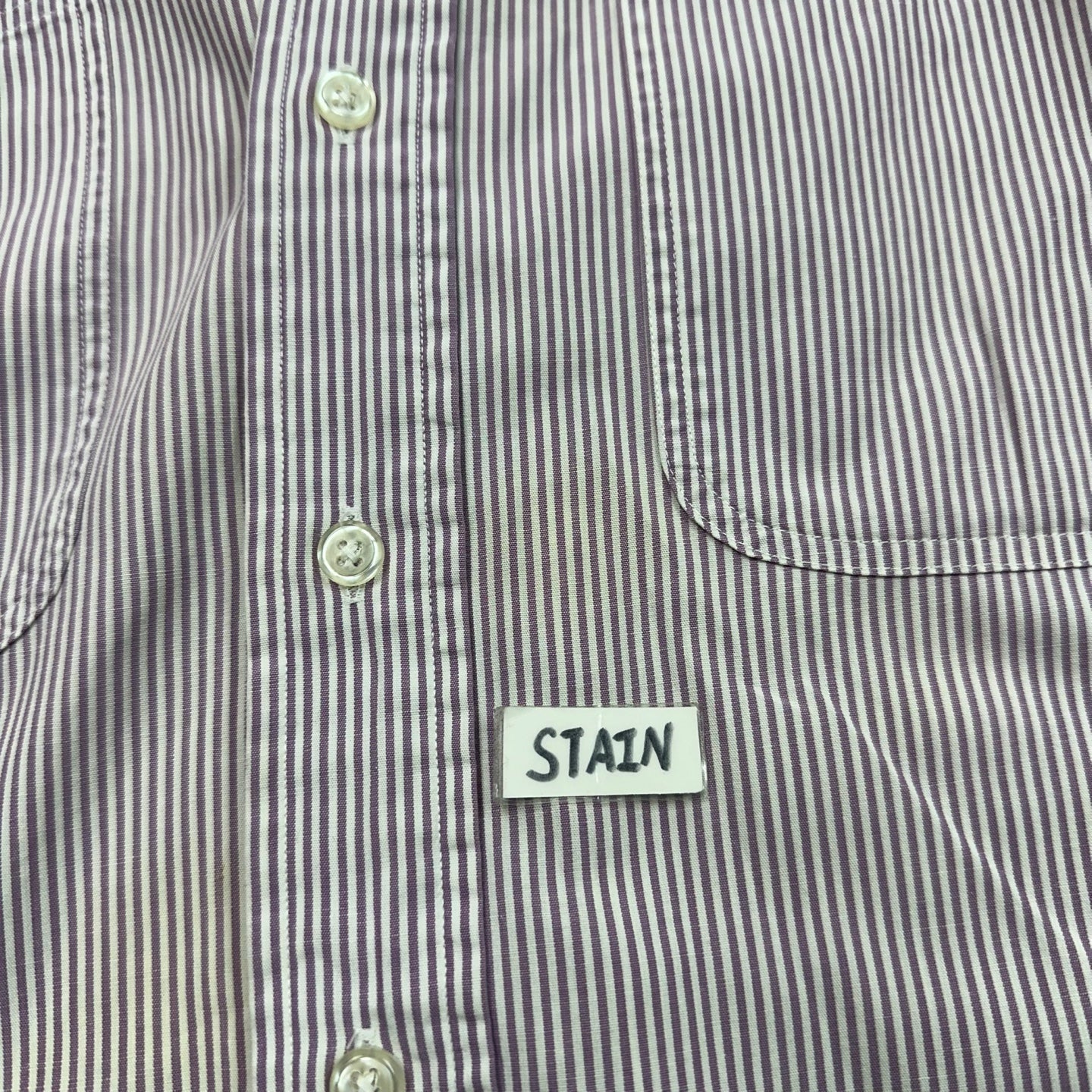Vintage Christian Dior Striped Button Up Shirt