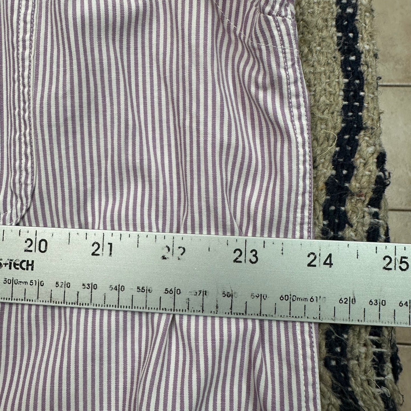 Vintage Christian Dior Striped Button Up Shirt