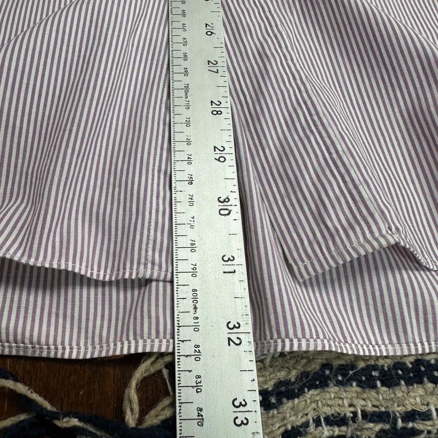 Vintage Christian Dior Striped Button Up Shirt
