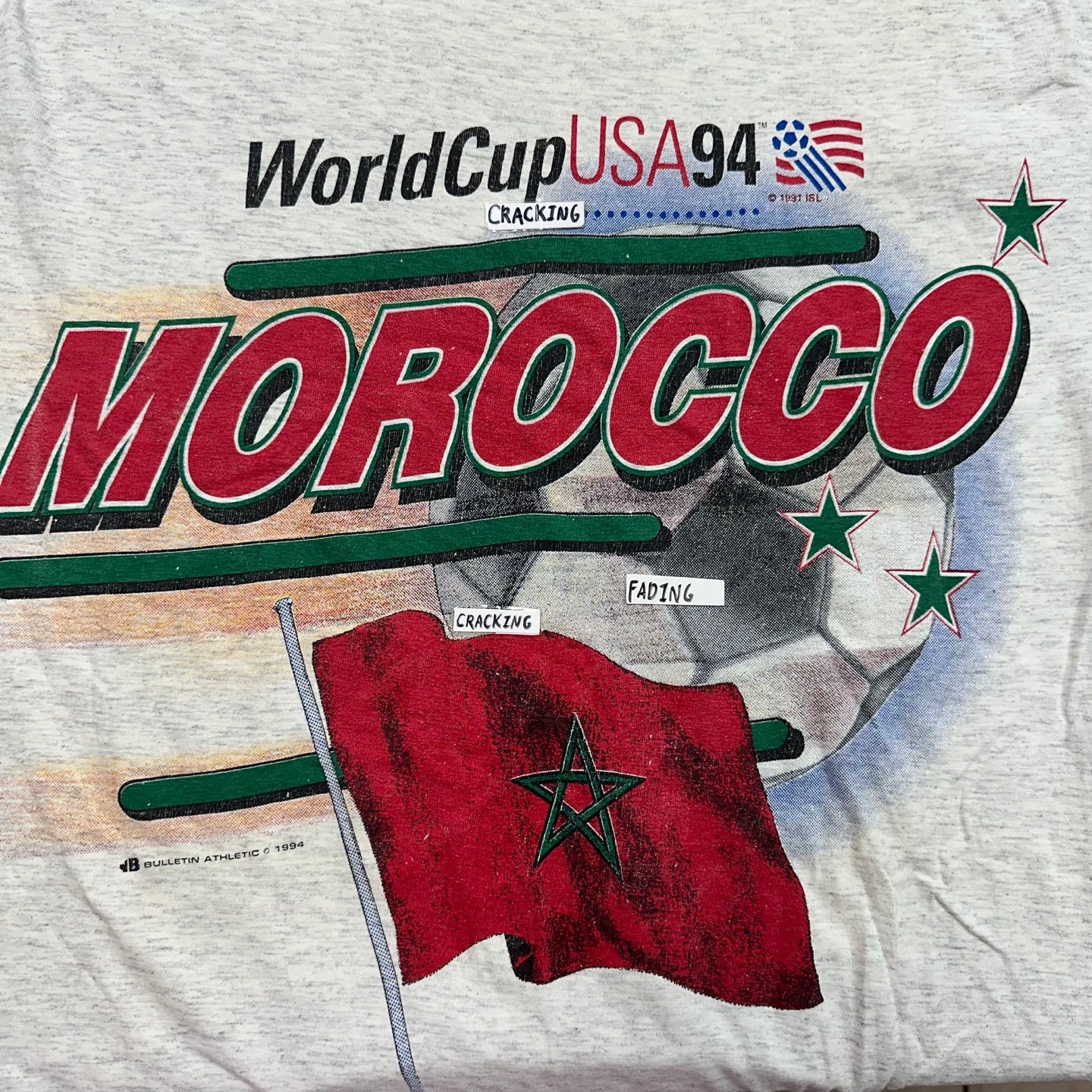 Vintage 1994 World Cup Morocco Graphic T-Shirt