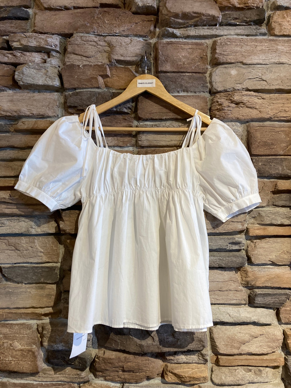 Puff Sleeve/Off Shoulder Baby Doll Top