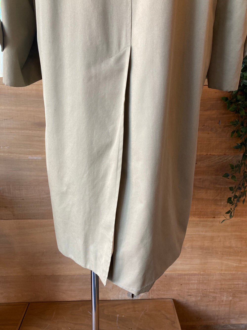 Vintage Burberry Classic Khaki Trench Coat