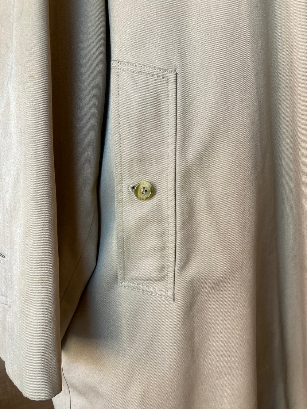 Vintage Burberry Classic Khaki Trench Coat