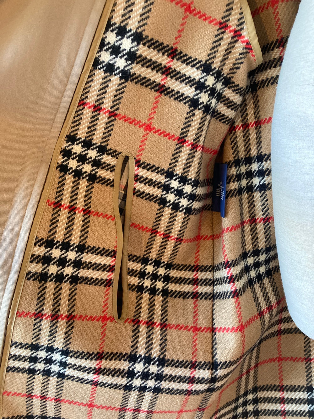 Vintage Burberry Classic Khaki Trench Coat