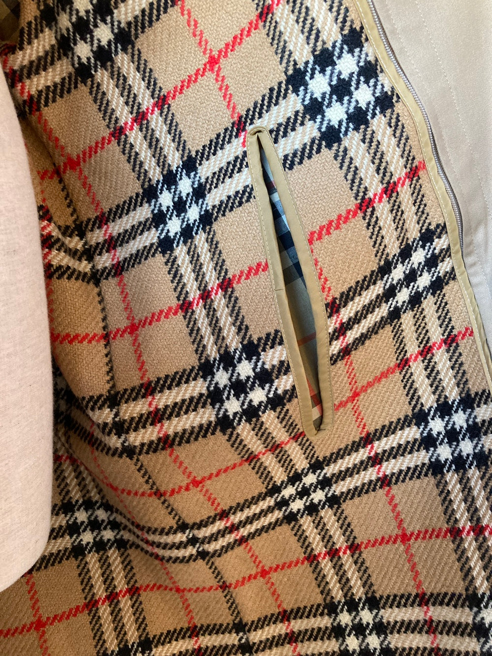 Vintage Burberry Classic Khaki Trench Coat