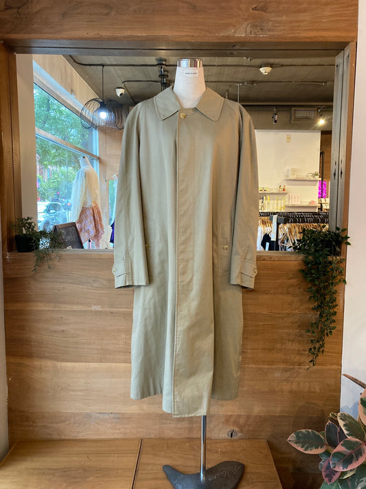 Vintage Burberry Classic Khaki Trench Coat