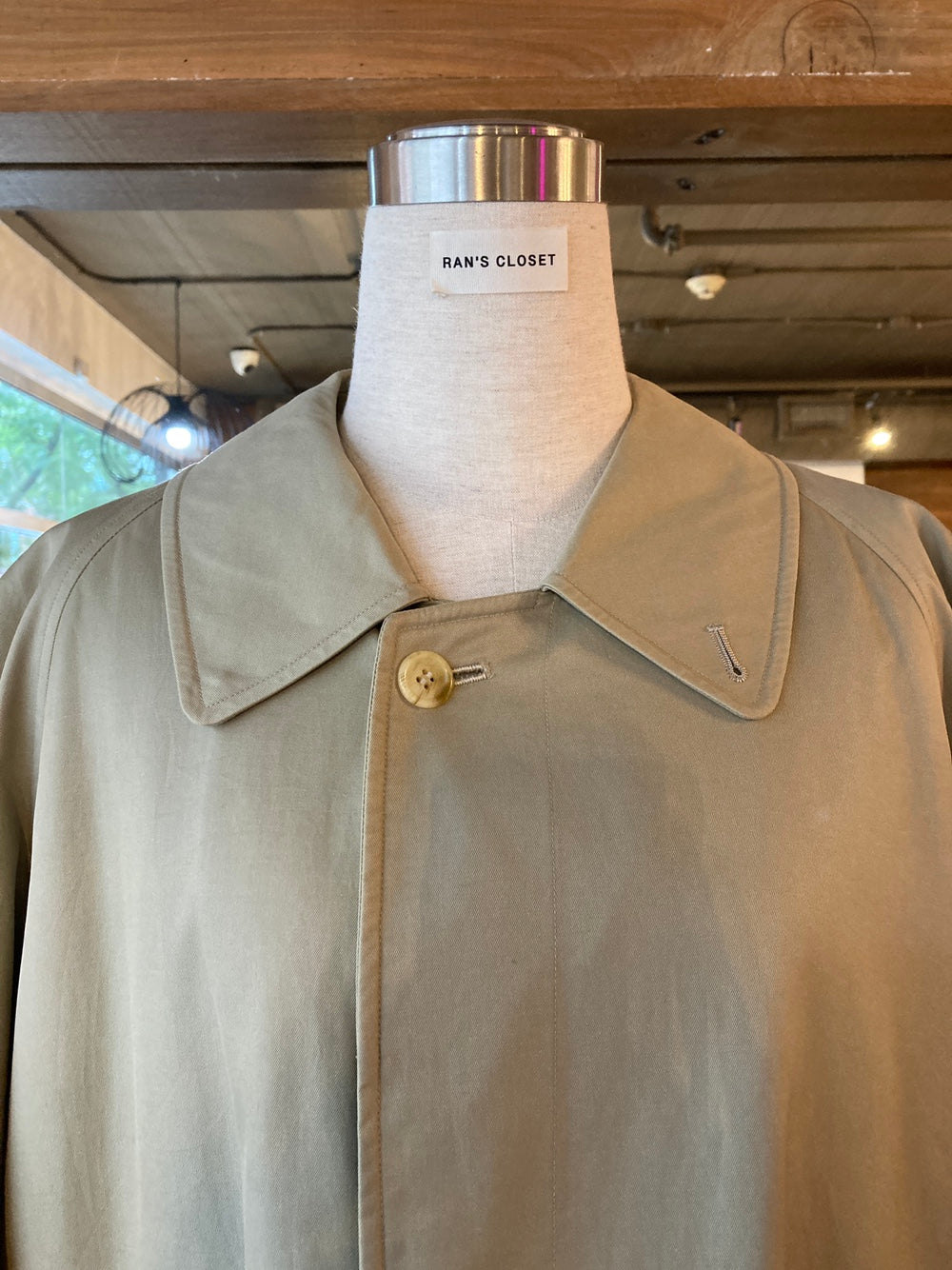Vintage Burberry Classic Khaki Trench Coat