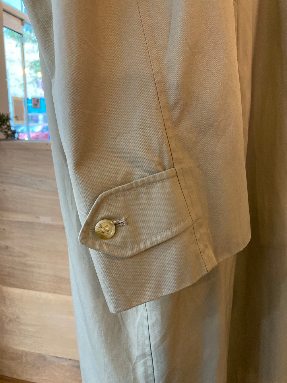 Vintage Burberry Classic Khaki Trench Coat