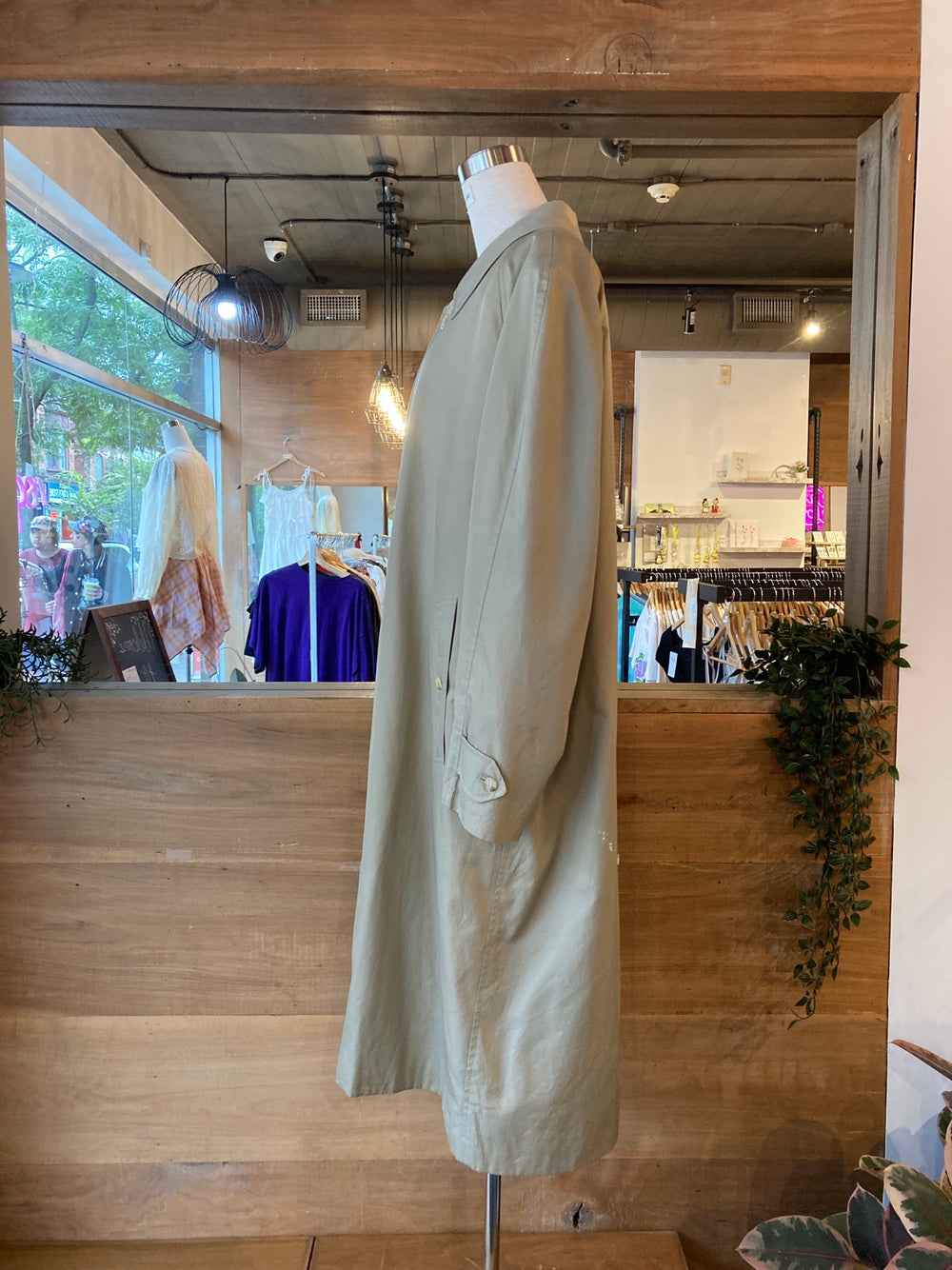 Vintage Burberry Classic Khaki Trench Coat