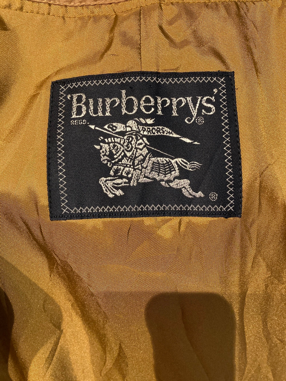 Vintage Burberry Classic Khaki Trench Coat