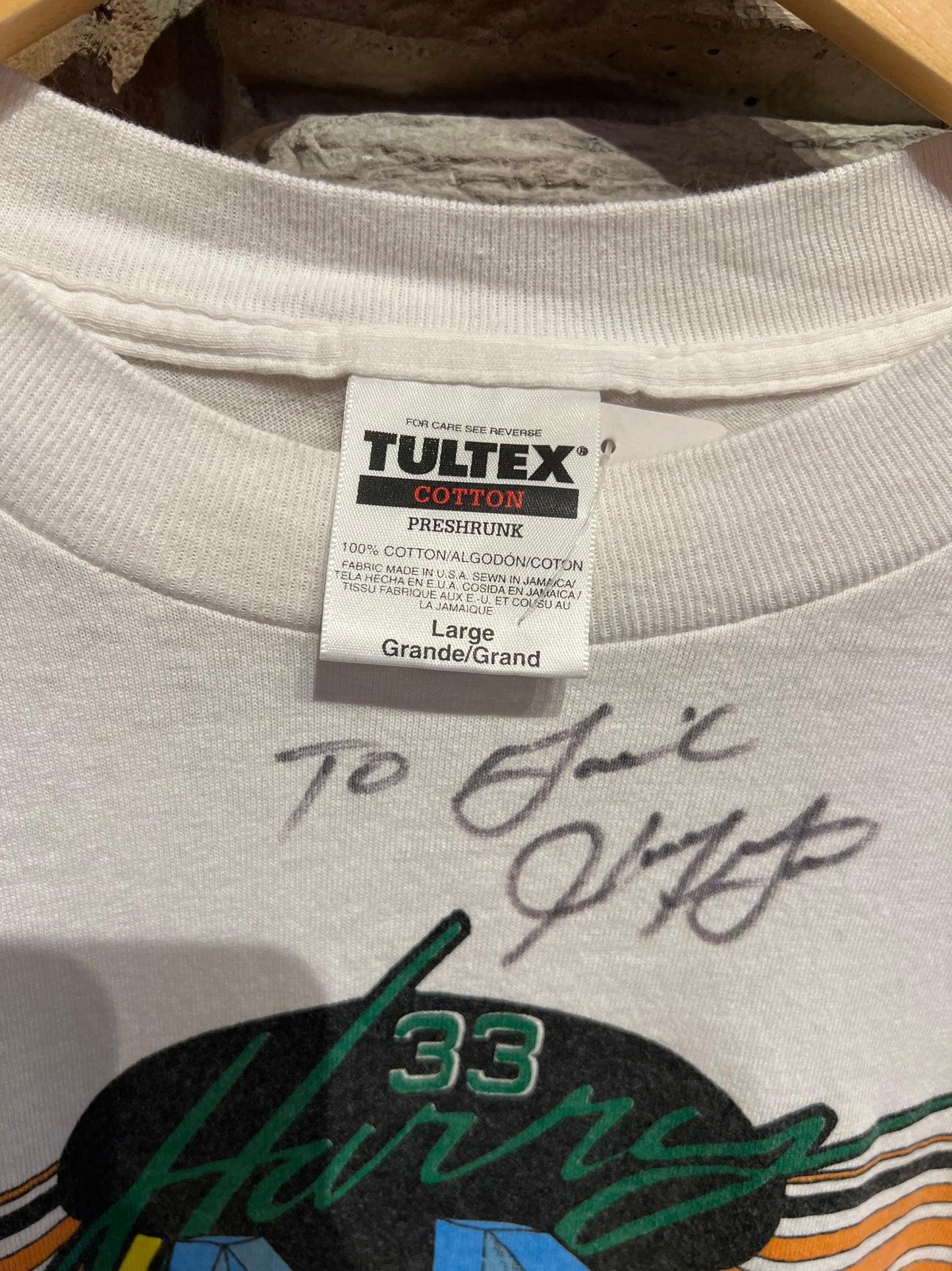 Vintage Harry Gant Skoal Bandit Racing Signed Graphic T-Shirt