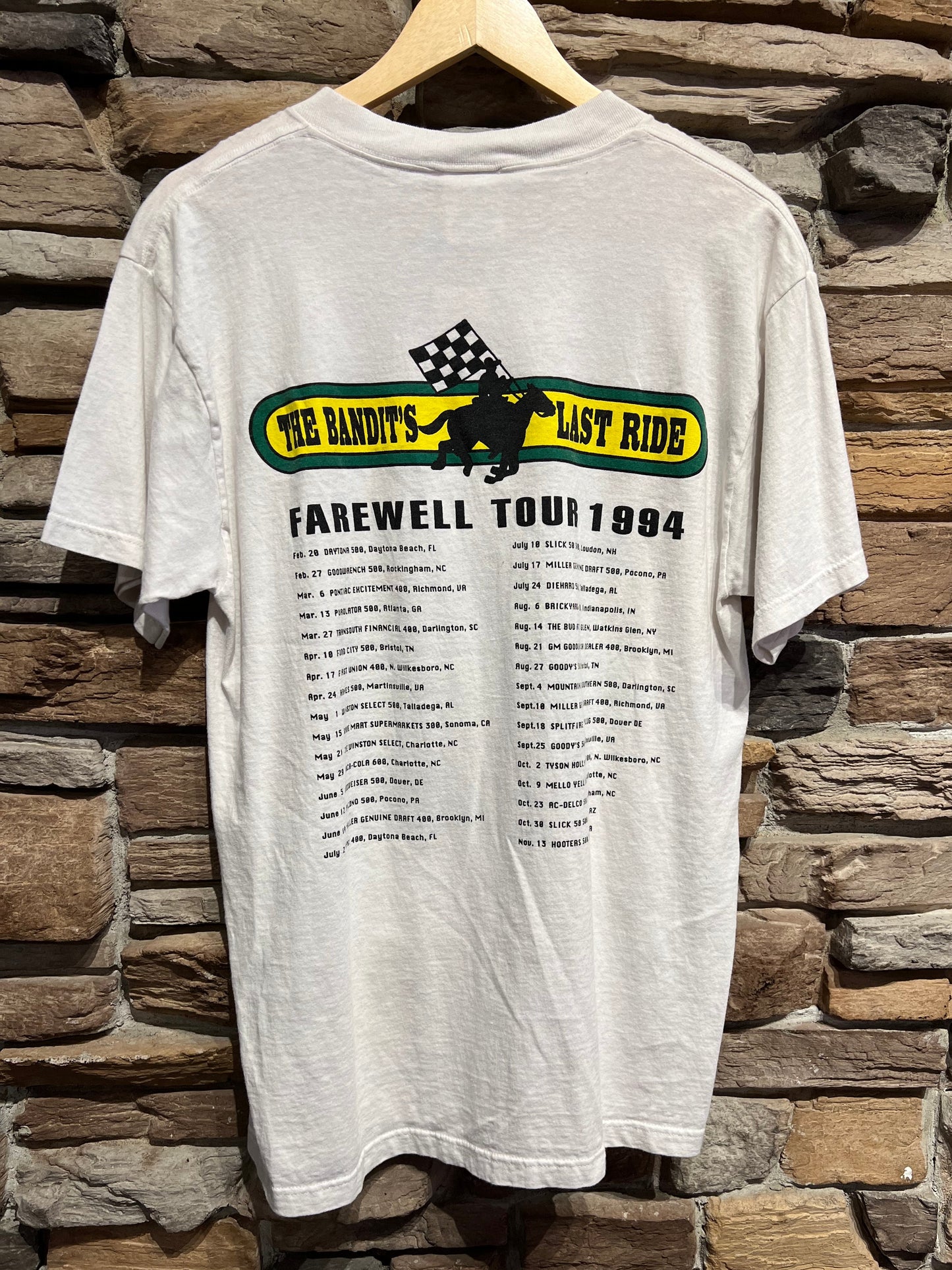 Vintage Harry Gant Skoal Bandit Racing Signed Graphic T-Shirt