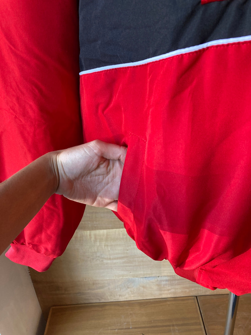Red Ferrari Lined Racing Jacket