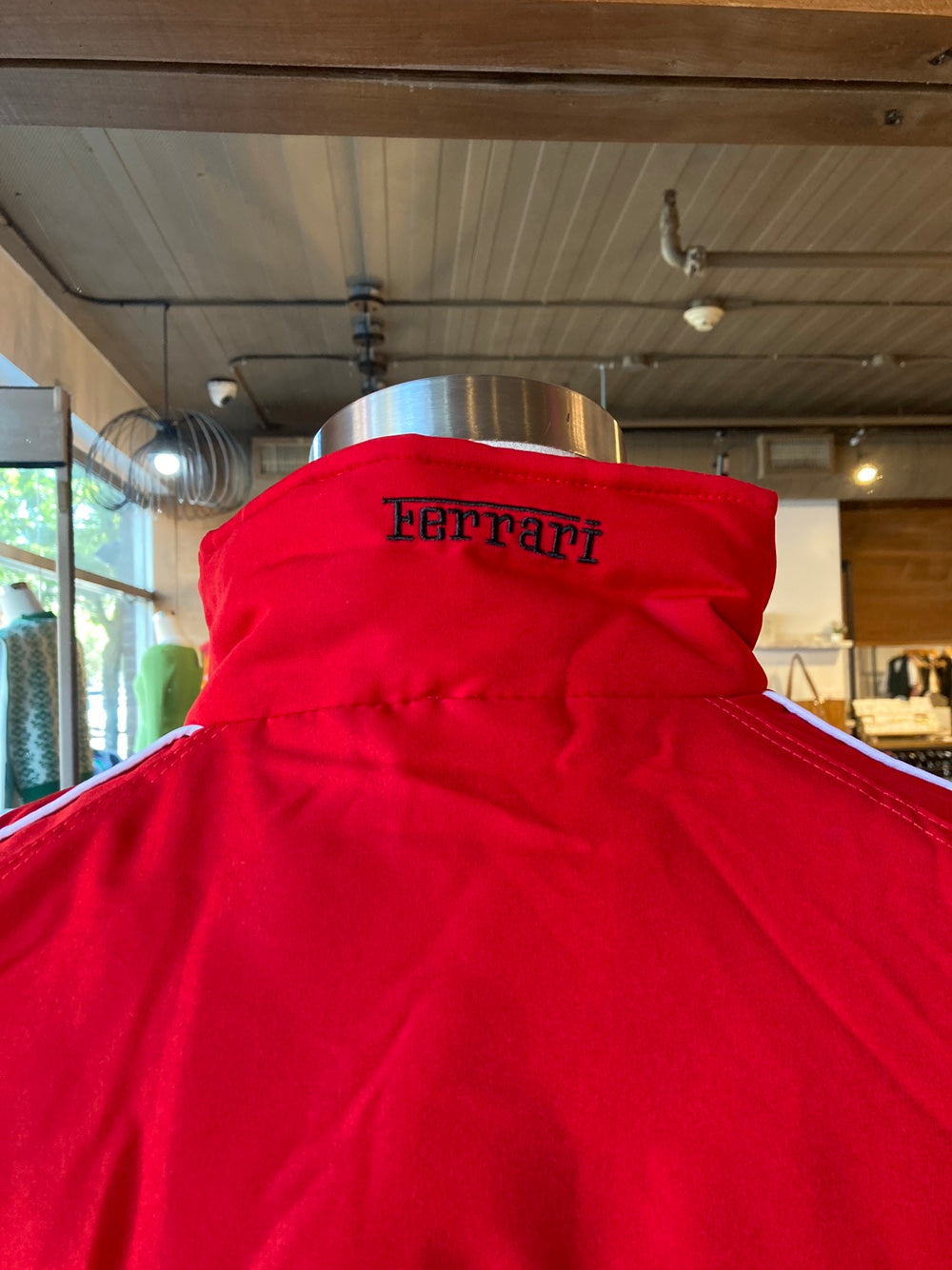 Red Ferrari Lined Racing Jacket