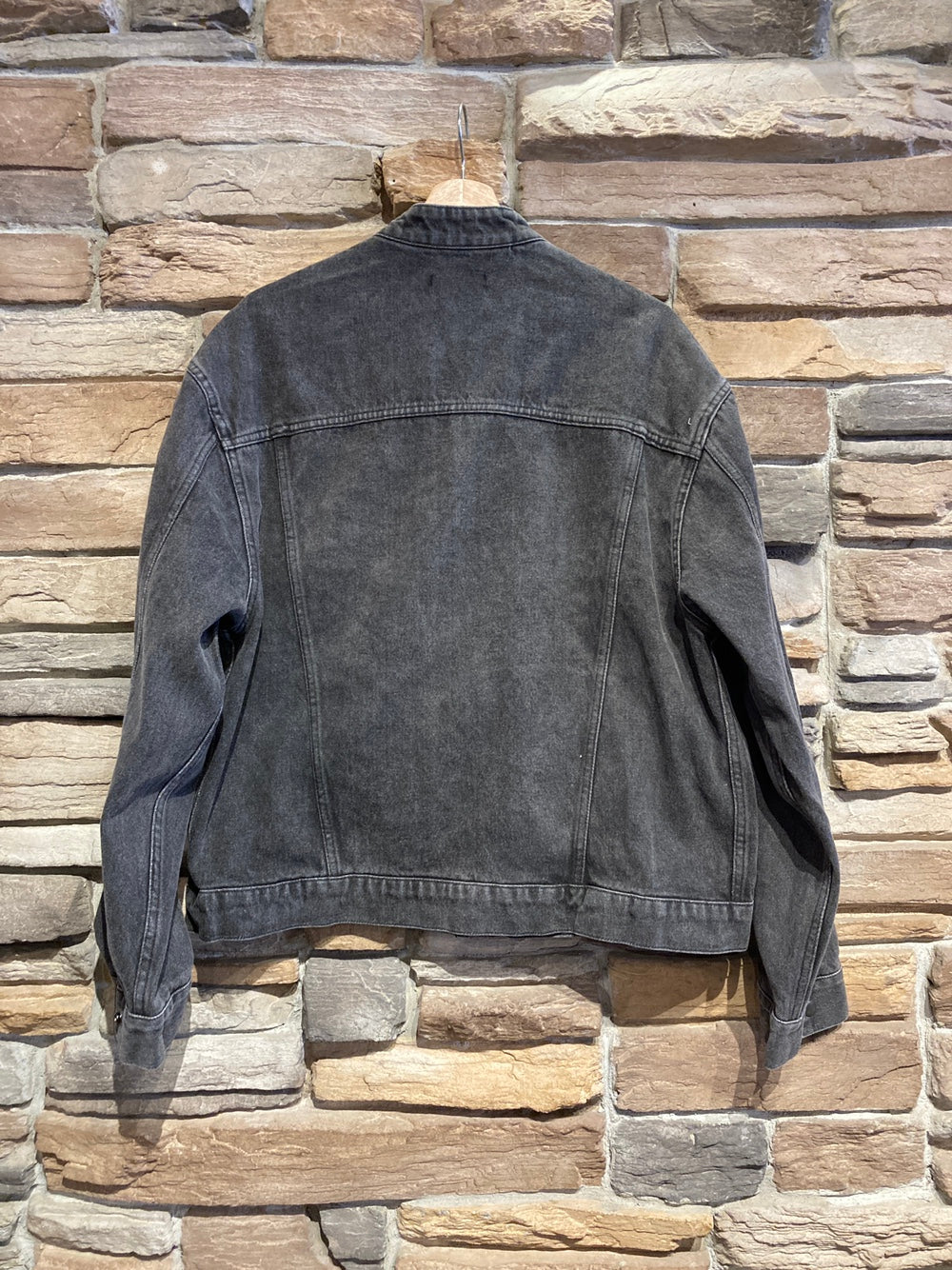 Men's Moto Style Denim Jacket