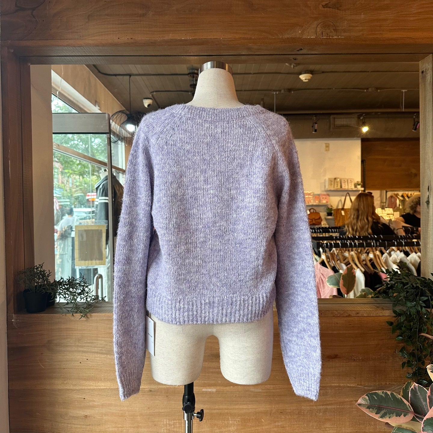 Speckled Button Up Cardigan