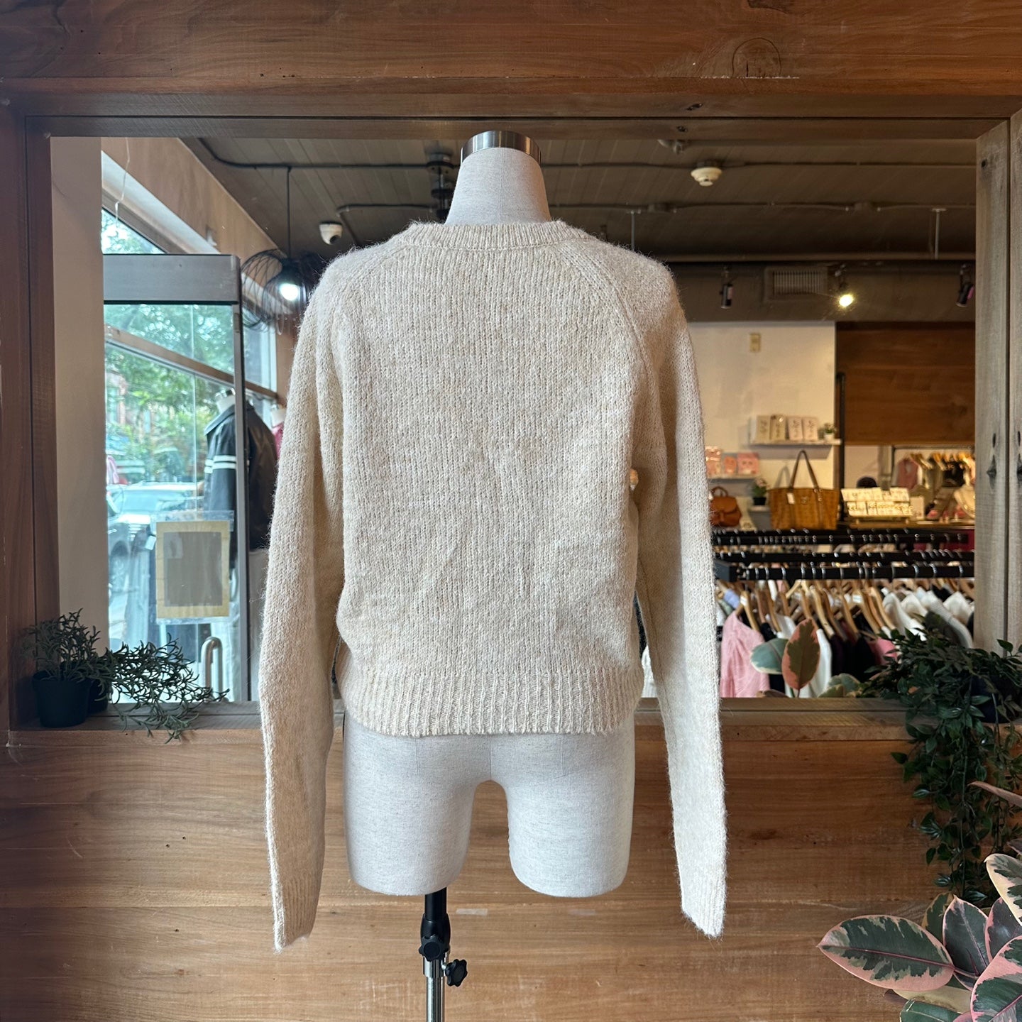 Speckled Button Up Cardigan