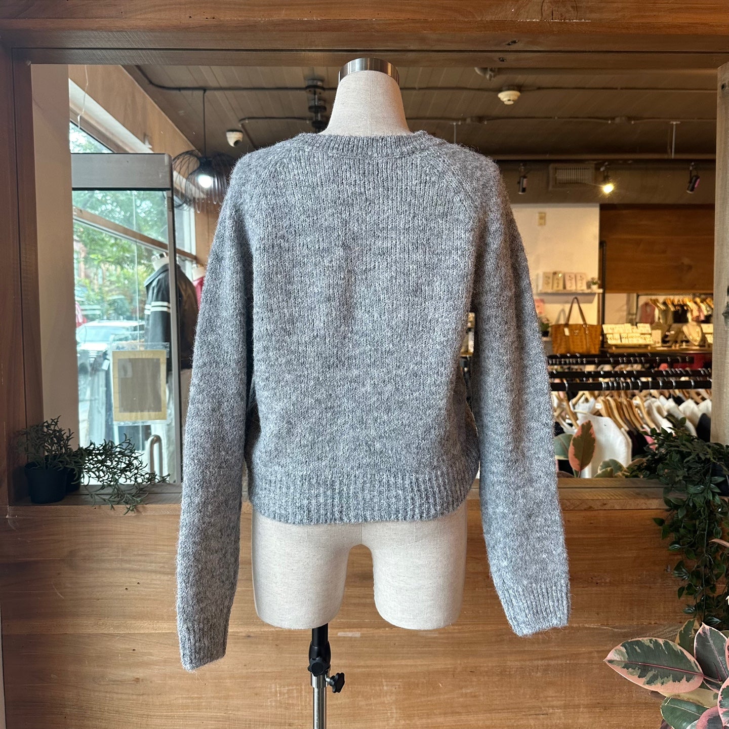 Speckled Button Up Cardigan