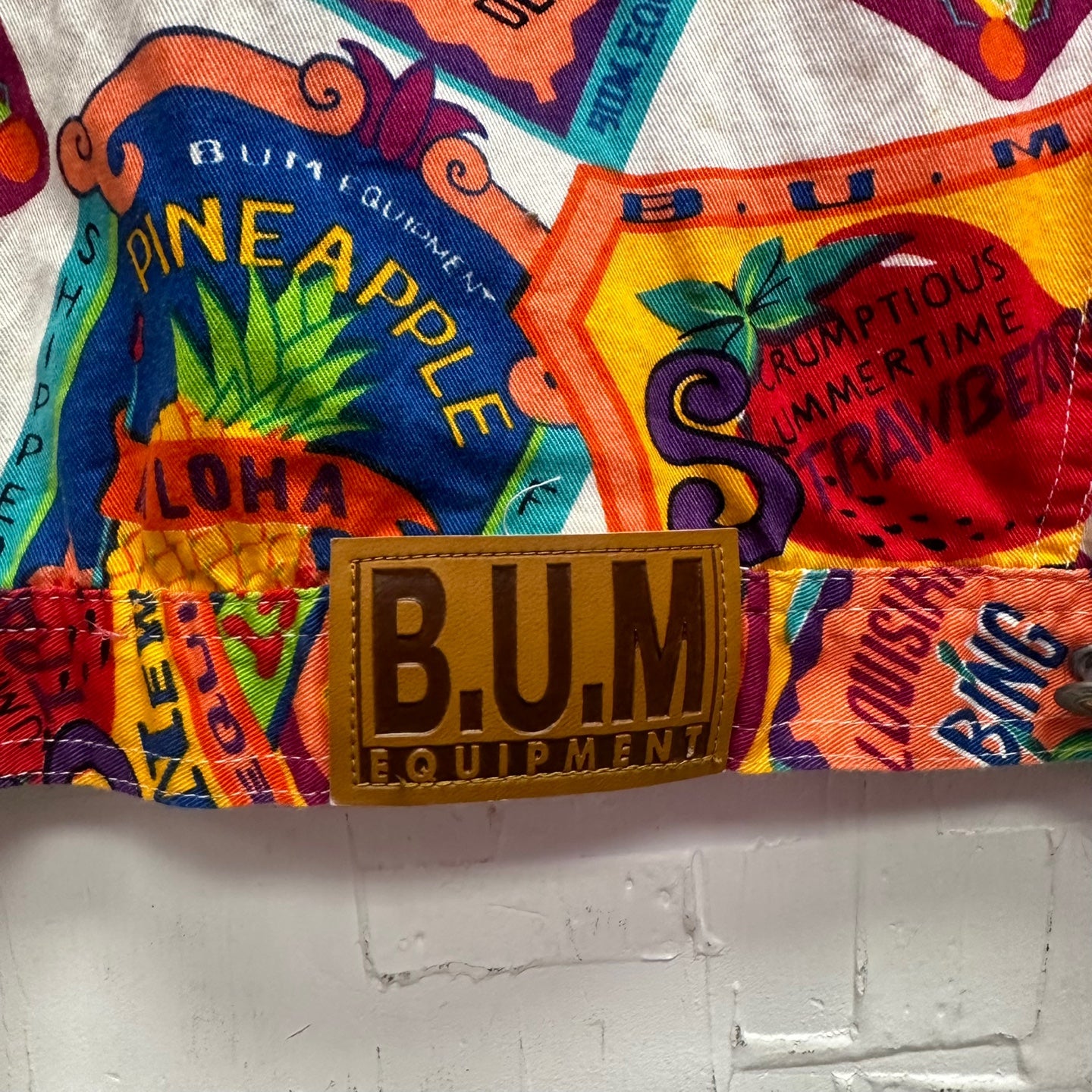 Vintage B.U.M Equipment Jeanswear Juice Printed Jacket