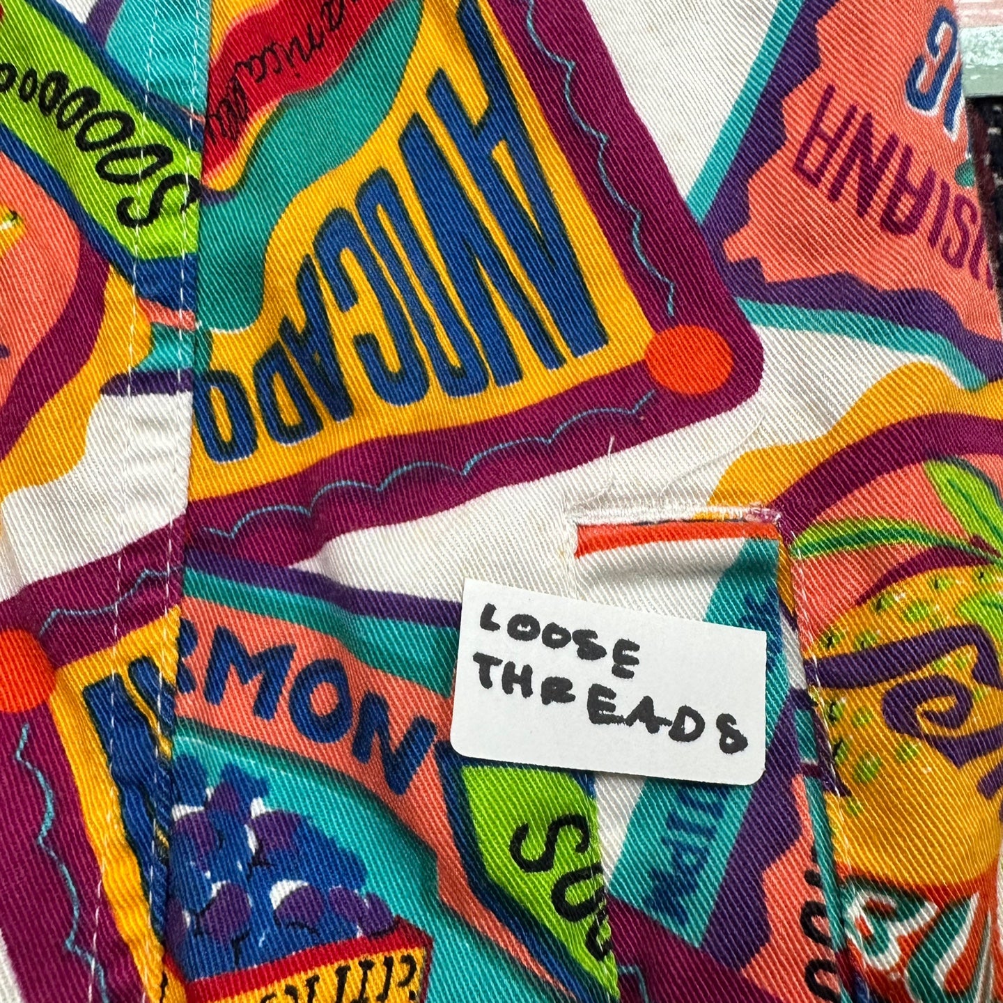 Vintage B.U.M Equipment Jeanswear Juice Printed Jacket